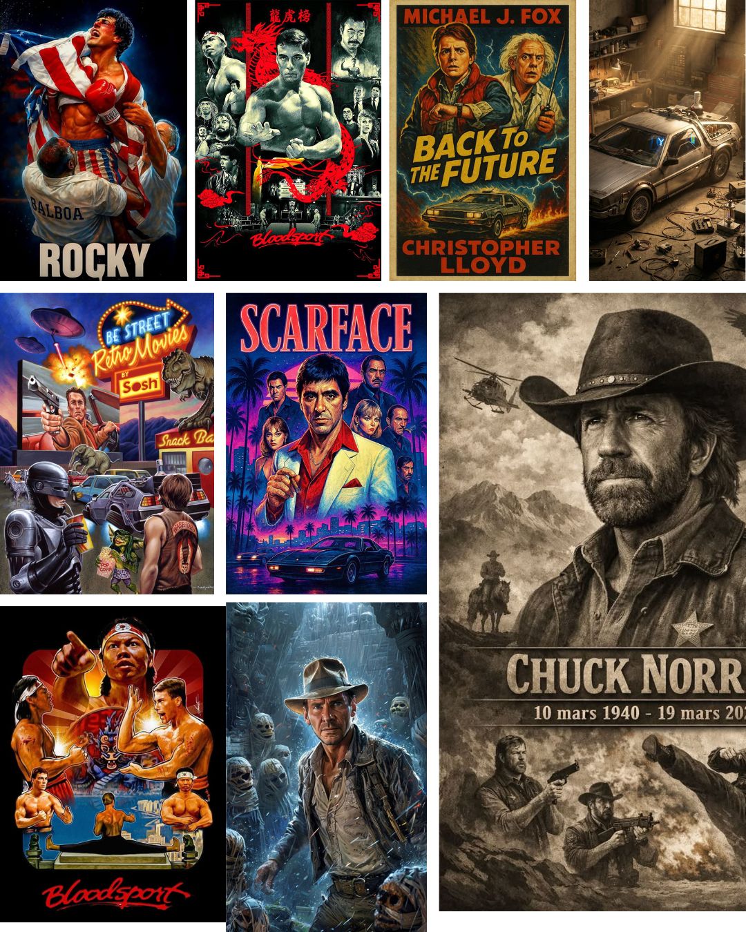  PACK EXCLUSIVO DE ARTES RETRO FILMES PARA QUADROS E SUBLIMAÇÃO 